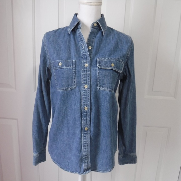 Ralph Lauren Tops - 4/$20 Ralph Lauren Jeans Denim Shirt Long Sleeve